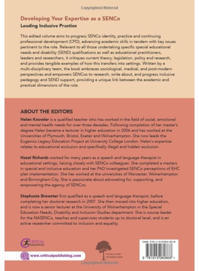 Developing Your Expertise as a Senco: Leading Inclusive Practice