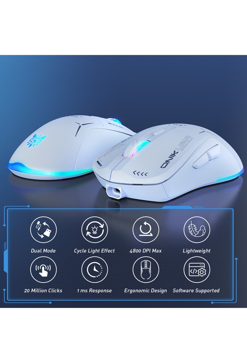 onikuma - 2.4G E-sports Game Mouse Mechanical Computer USB Colorful RGB Mouse - Image 1