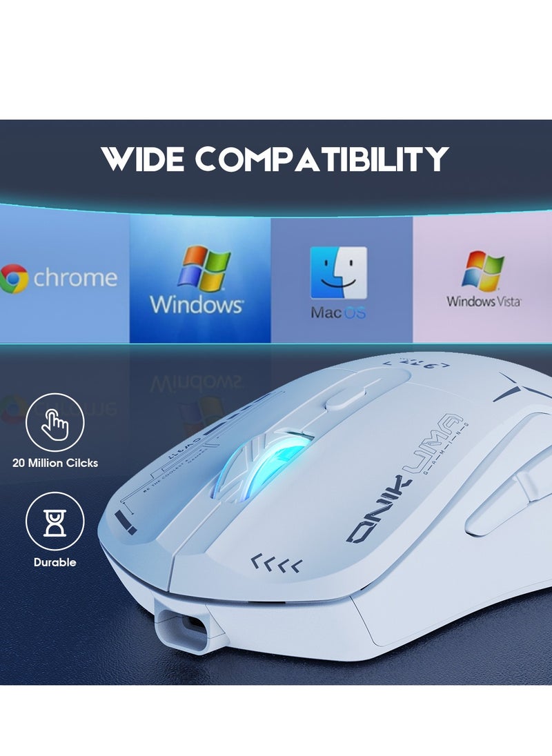 onikuma - 2.4G E-sports Game Mouse Mechanical Computer USB Colorful RGB Mouse - Image 1