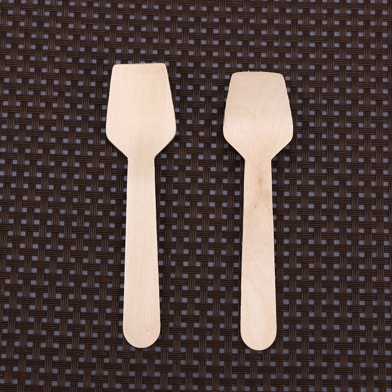 300 pcs Wood Eco- Pudding Scoop Party Supplies - Image 4