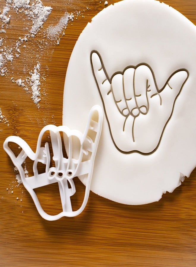 Bakerlogy قطاعة بسكويت على شكل إشارة شاكا، قطعة واحدة - بيكرلوجي - Image 2