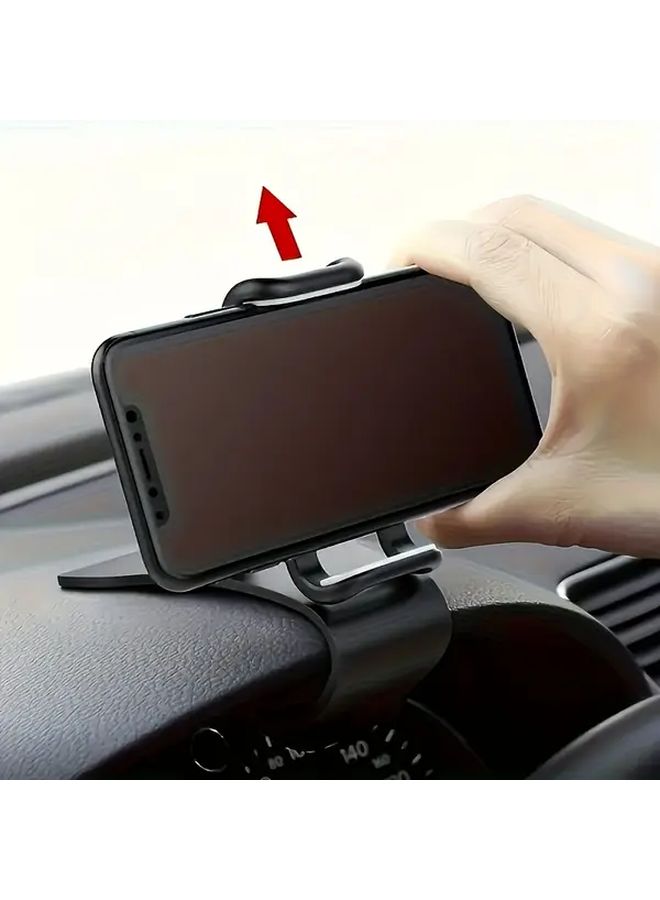 Black Universal Car Phone Holder Rotating Anti Slip Shockproof Suction Cup Air Vent Mount - Image 5