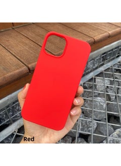 For Iphone16 Liquid Silicone Phone Case For Iphone 16Pro Max/16Pro Full Covering Drop-Resistant Protective Case-Color:Red [with Logo]]-Applicable Model:For Iphone16plus [sealed Packaging]