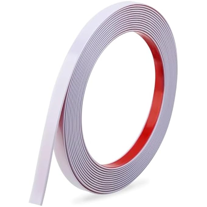 19.6 FT FLEXIBLE MOLDING TRIM SELF ADHESIVE,PEEL AND STICK MOLDING TRIM,DECORATIVE TRIM MOLDING FOR BEDROOM,LIVING ROOM,KITCHEN,MIRROR,DOOR,WARDROBE(WHITE) - Image 2