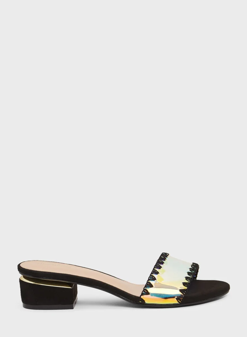 shoexpress Single Strap Mid Heel Sandals