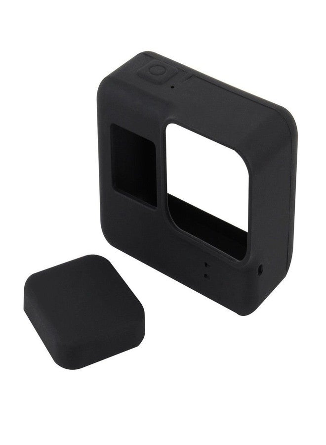 Action Pro Silicone Rubber Case + Lens Protective Cap Cover Compatible with GoPro Hero 7 6 5 Action Camera (Black) - Image 3