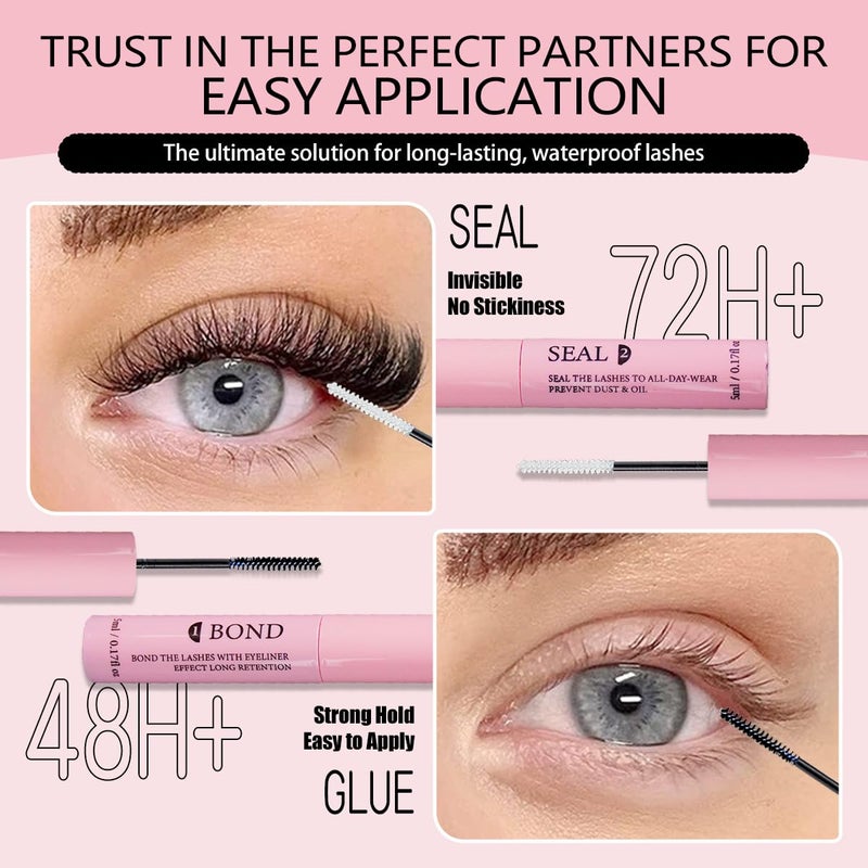 Azenlo Natural Lash Clusters Kit Wispy Eyelash Clusters 120 pcs Cluster Eyelash Extensions C Curl Individual Lashes 10-16 mm Mix Length Natural Look (Left&Right 80D KIT 120Pcs) - Image 5