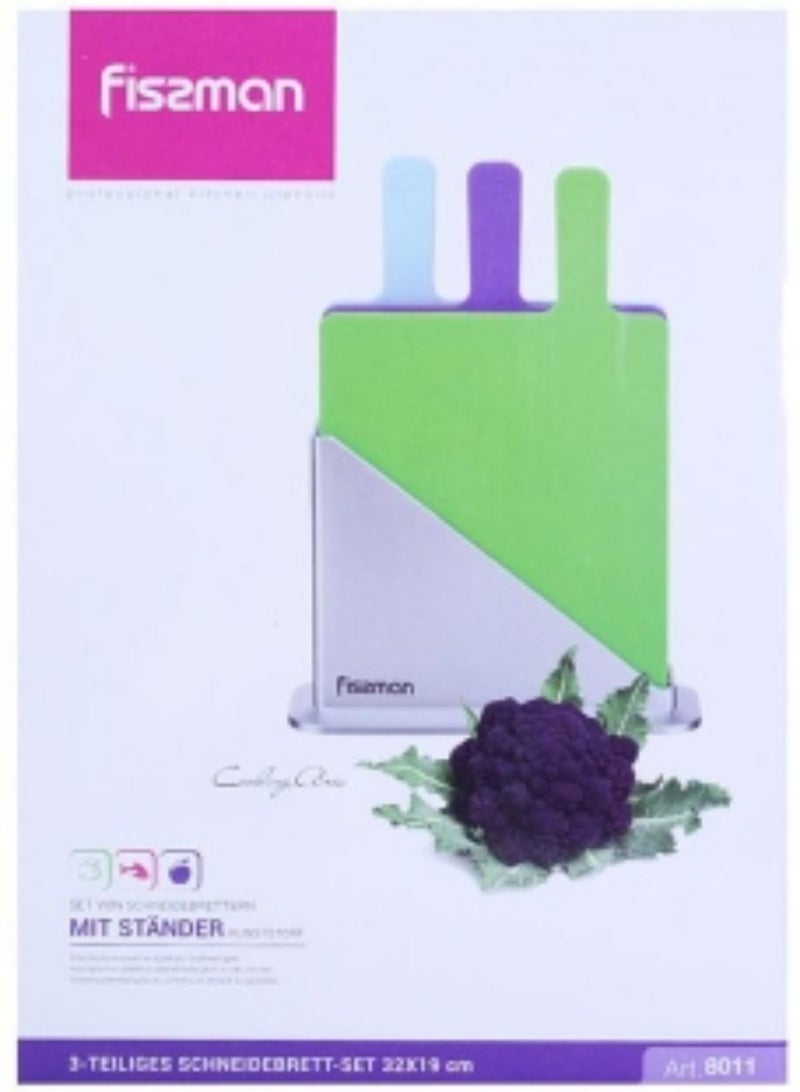 Fissman مجموعة من 3 ألواح على حامل فيسمان 32x19