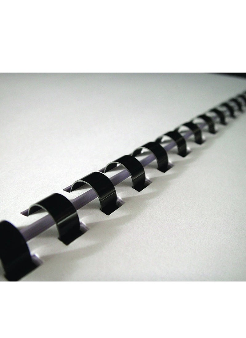 MASTER PLUS Comb Binding Spiral 38mm Plastic 50 Sheet 50pcs  - Image 2