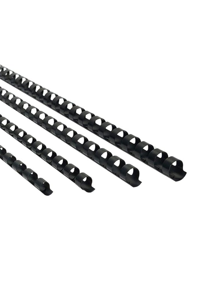 MASTER PLUS Comb Binding Spiral 38mm Plastic 50 Sheet 50pcs  - Image 3