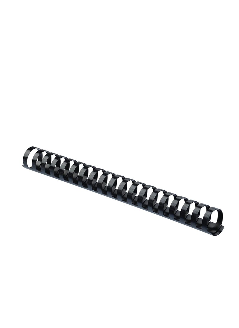 MASTER PLUS Comb Binding Spiral 38mm Plastic 50 Sheet 50pcs  - Image 1