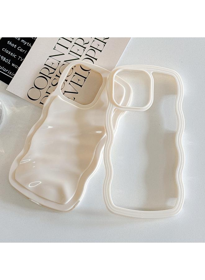 S-TOP Case For iPhone 14 Pro Solid Color Waves PC Hybrid TPU Phone Case - Image 5