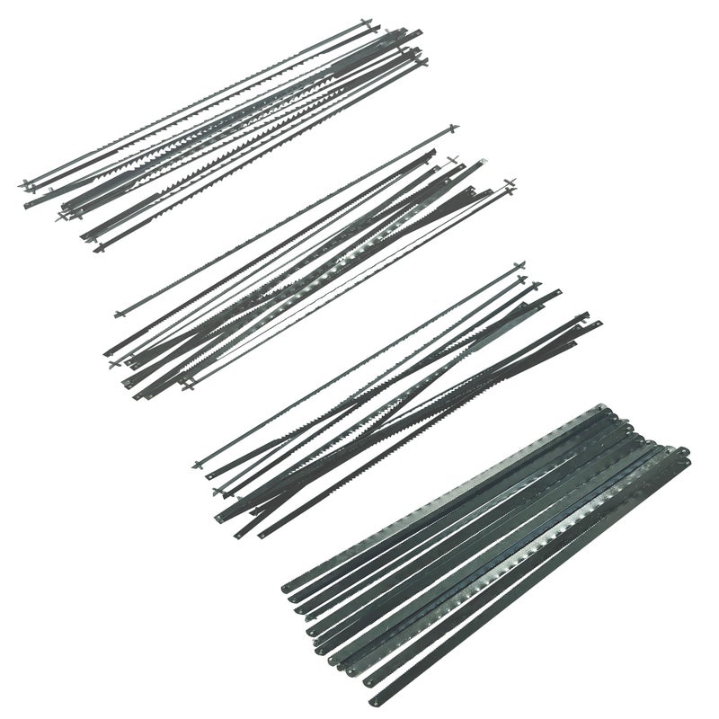 FOXBC 6-1/2 Coping Saw Blade Assortment with 10 TPI, 15 TPI, 20 TPI, 32 TPI - 48 Pack - Image 3