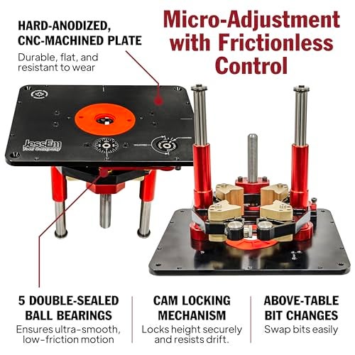 JessEm 02120 Mast-R-Lift II Universal Router Lift with Built in Locking System - Image 3