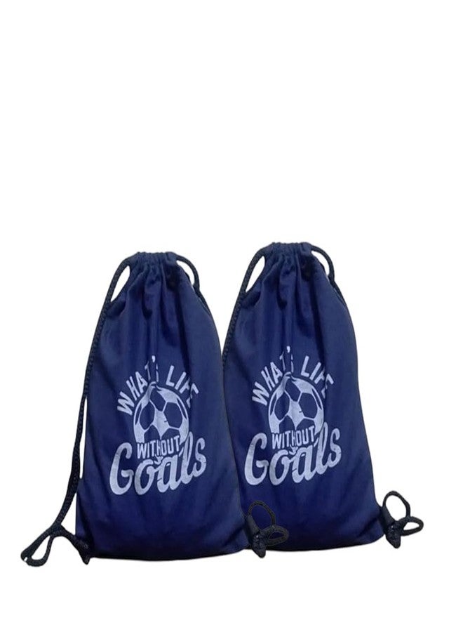 Demoda Canvas Drawstring Backpack Bags for Boys/Girls for Gym yoga Tuition Beach Backpack for Swimming, Football Basketball Bags (2) - Image 1