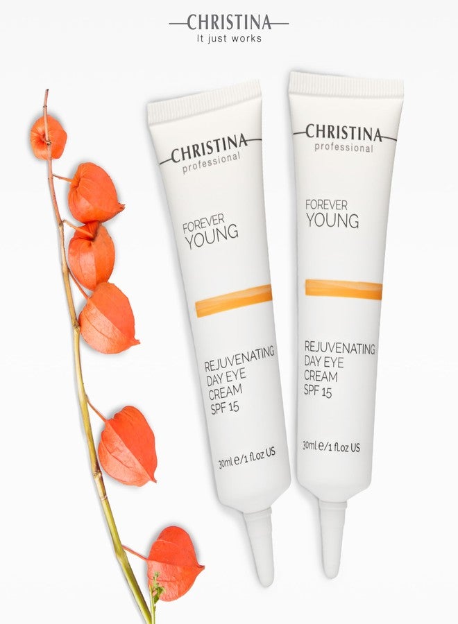 -CHRISTINA- Forever Young Eye Cream with SPF 15 | Cream with Vitamin K Hydrates, Rejuvenates, Revitalizes the Skin 30ml - Image 5