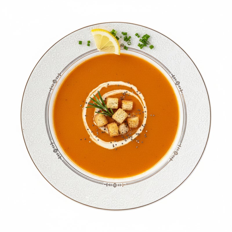 Shallow ISLA New Bone China Soup Plate 22 cm -  6 piece Set  Classic White Deep Plate for Soups & Pasta, Elegant Tableware for Daily Use, Brunch, Ramadan, Eid, Diwali & Gifting (Set of 6) - Image 5