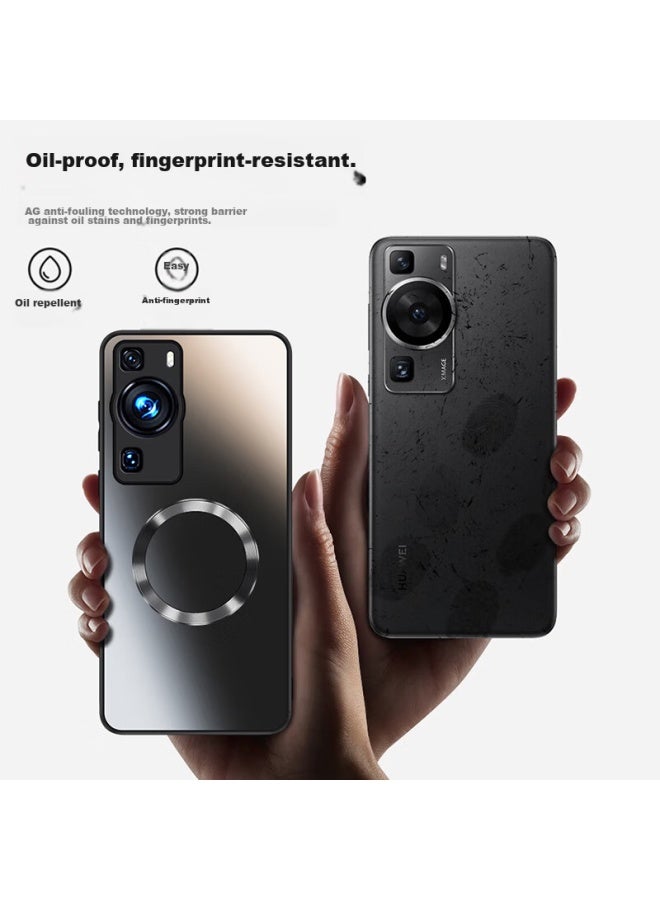 Neyaa Nai Xiao Ya Case For Huawei P60, P60/p60 Pro Protective Cover, Magnetic Charging, Ultra-thin Frosted Full Protection, Shockproof, For Men And Women, Dark Night Green - Image 5
