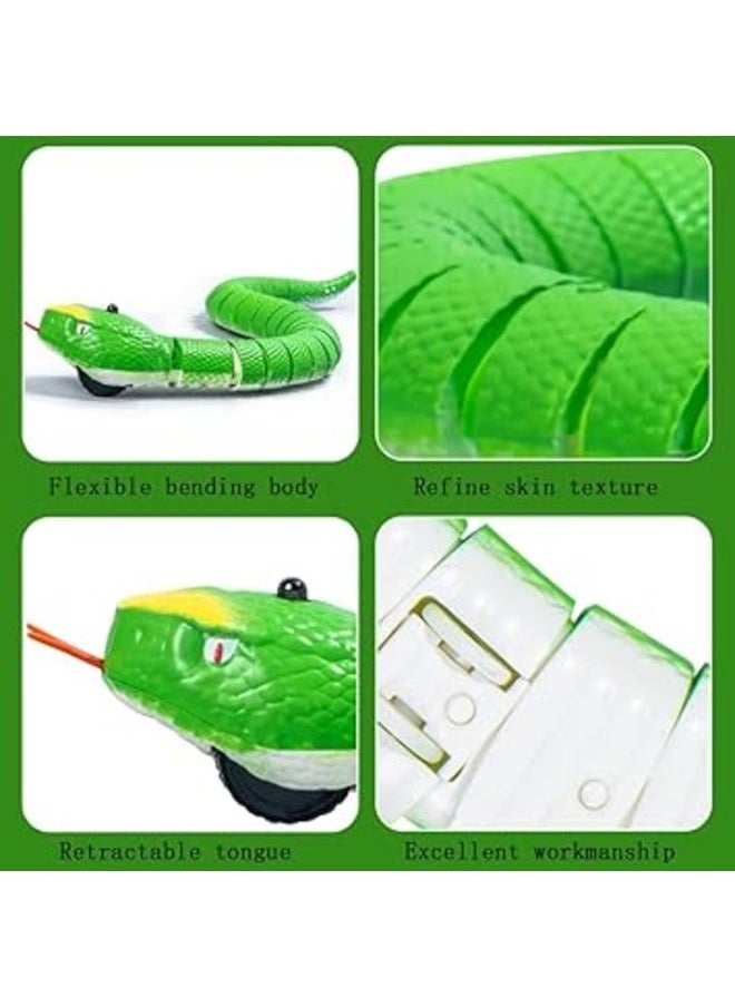 Realistic Snake Toy Rechargeable Remote Control Rattlesnake for Kids & Pranks  - Image 3