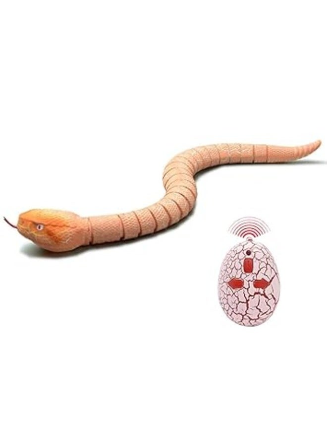 Realistic Snake Toy Rechargeable Remote Control Rattlesnake for Kids & Pranks  - Image 1