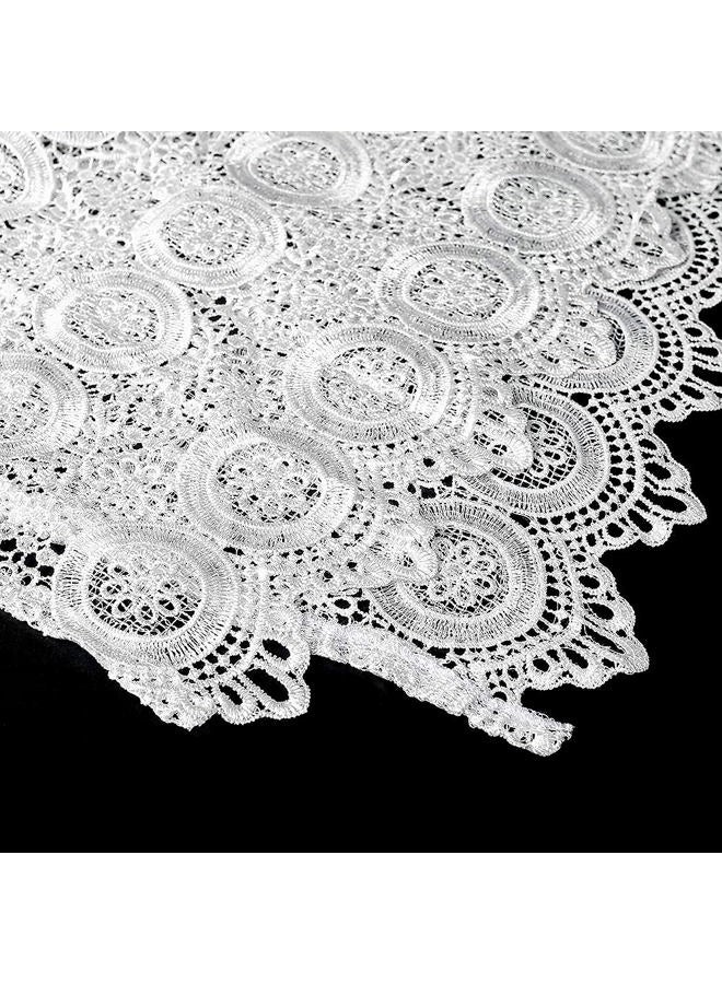 HD Womens Floor-Length Afircan Tube Dress Boat Neck Kaftan Lace Gown One Size, White-lace, One size - Image 5