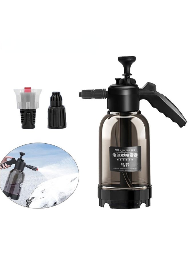 Generic Car Wash Foam Sprayer 2L Hand Pump Pneumatic Foam Car Washing Spray Bottle For Car Home Cleaning Tools