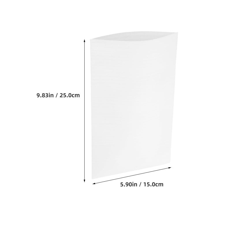 100 Cushioning Foam Wrap Bags 15x25cm Protective Pouches for Shipping Glassware - Image 3