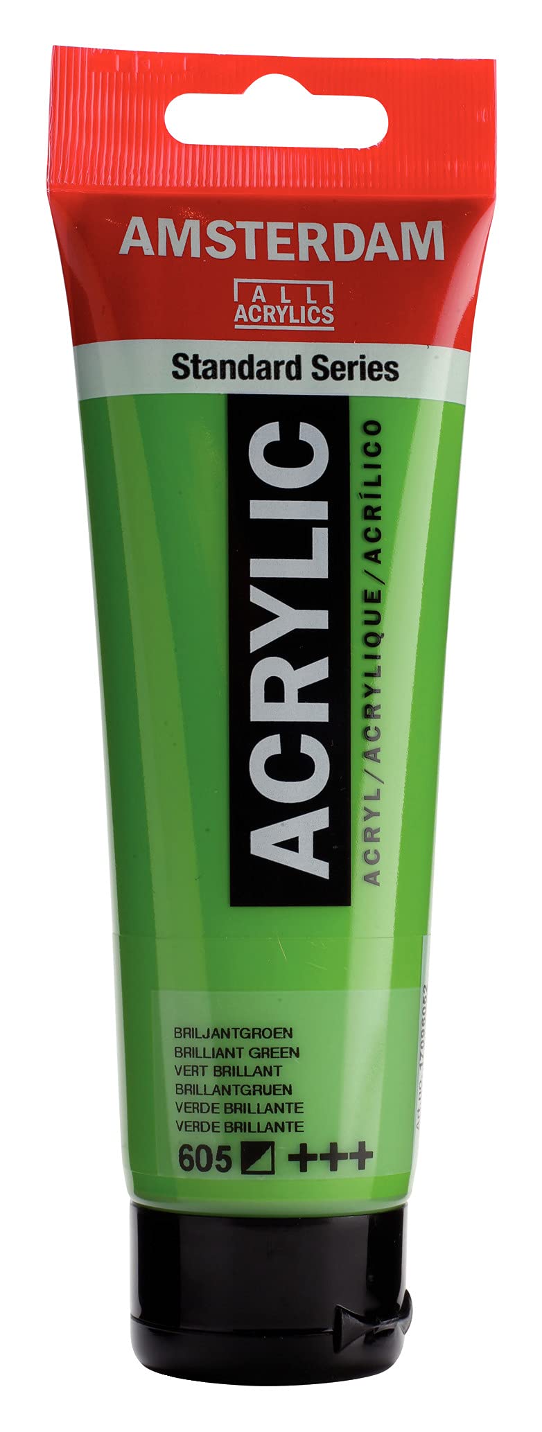 Amsterdam Standard Series Acrylic Tube 120ml Brilliant Green 605 (17096052) - Image 2