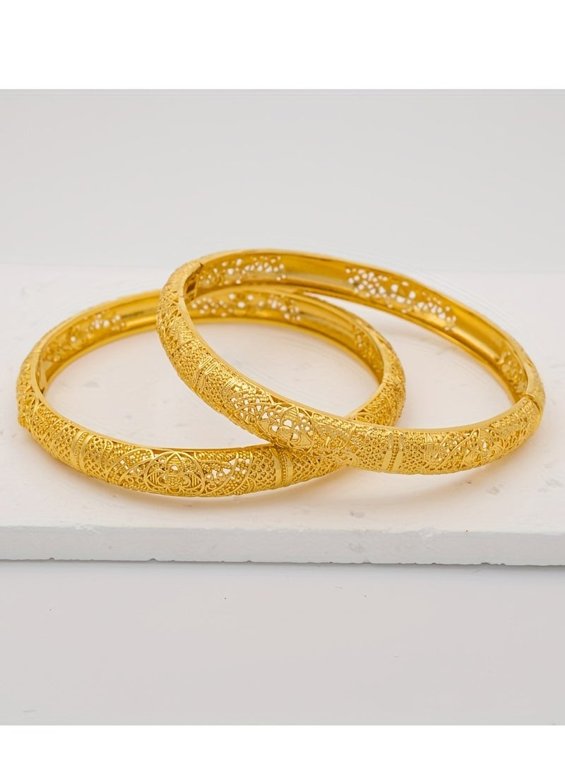 FASHION Little Bee Hollow Print Bracelet, Exquisite Craftsmanship Environmentally Friendly Copper Fashionable Women's Bracelet  - Image 2