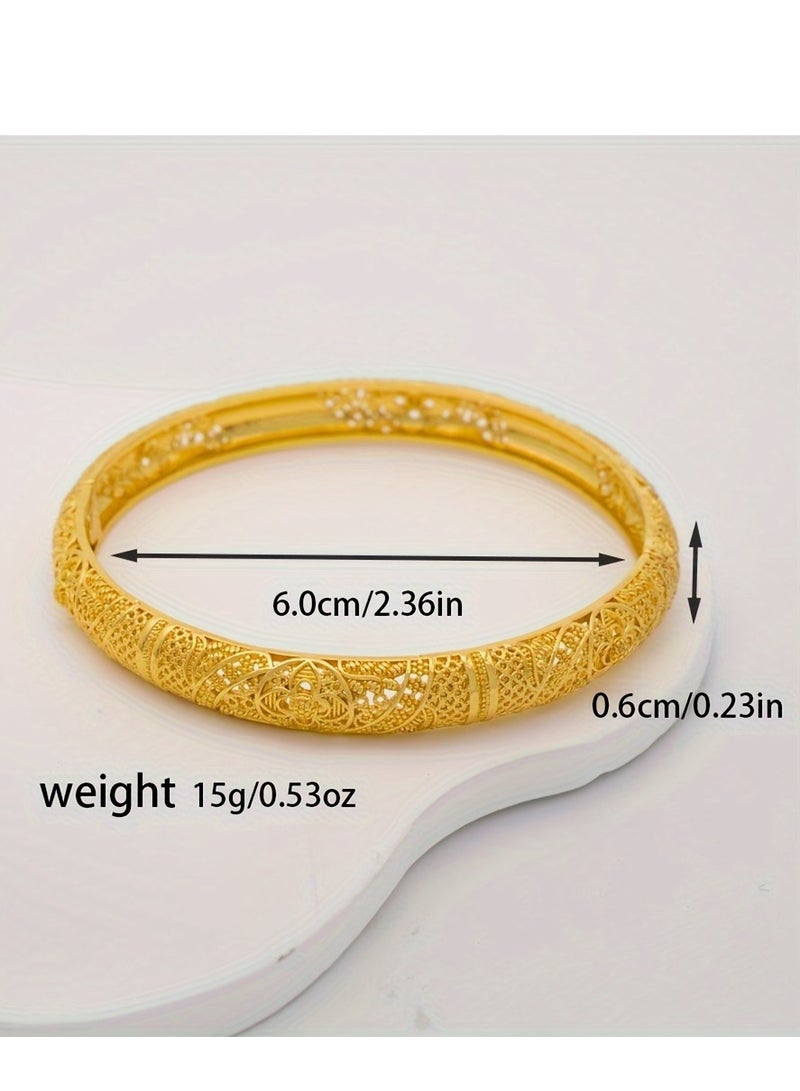 FASHION Little Bee Hollow Print Bracelet, Exquisite Craftsmanship Environmentally Friendly Copper Fashionable Women's Bracelet  - Image 3