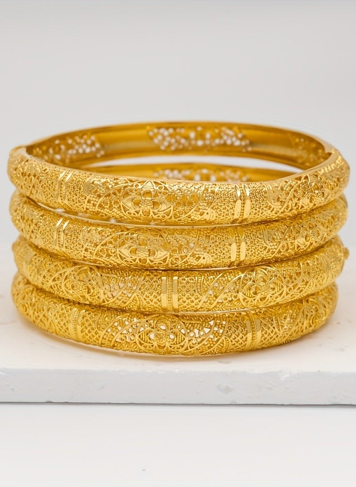 FASHION Little Bee Hollow Print Bracelet, Exquisite Craftsmanship Environmentally Friendly Copper Fashionable Women's Bracelet  - Image 5