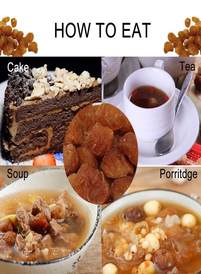 DABC OAK LAND دابك أوك لاند لوقان مجفف طبيعي 100% لحم فاكهة، لوقان مجفف تحت الشمس من تايلاند، حلو بشكل طبيعي، صحي، خالي من الغلوتين، نباتي، غني بالفيتامينات، مكمل فواكه مجففة 8 أونصة/كيس - Image 3