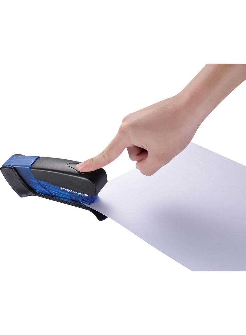 PaperPro Compact Classic Desktop Stapler, 15 Sheet Capacity, No Effort, Includes 105 Staples, One Finger, 80% Easier Stapling, Assorted (Colors May Vary) - Image 1