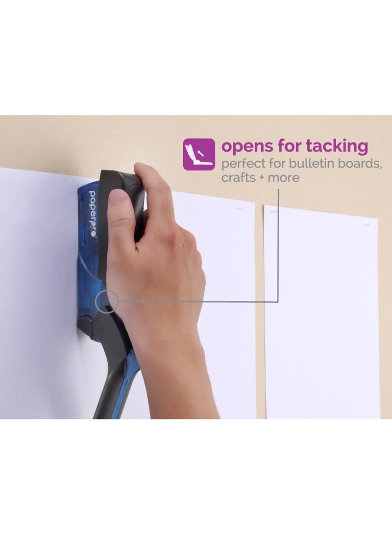 PaperPro Compact Classic Desktop Stapler, 15 Sheet Capacity, No Effort, Includes 105 Staples, One Finger, 80% Easier Stapling, Assorted (Colors May Vary) - Image 5