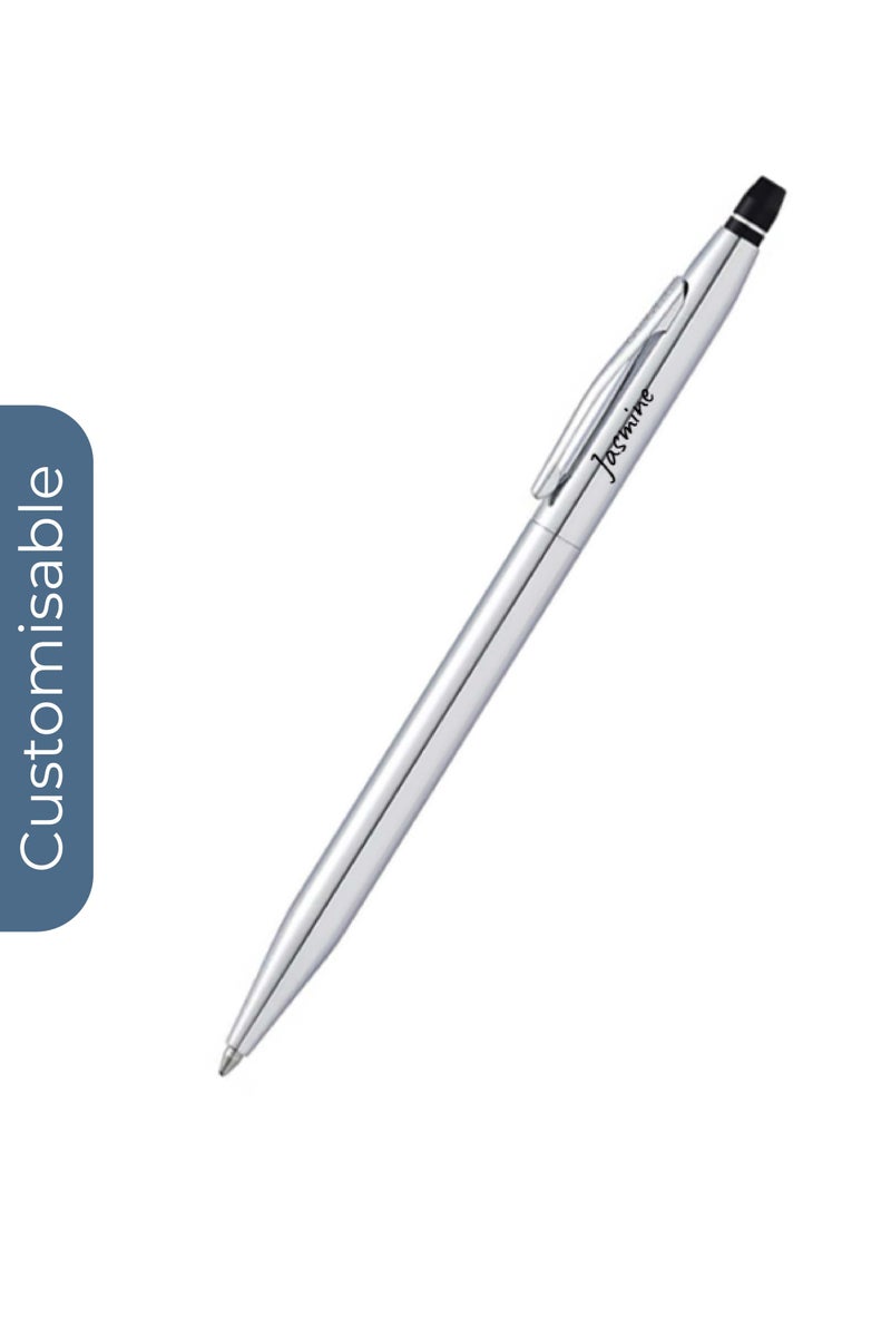 Cross Personalised Cross Click™ Chrome with Chrome Appointments Ballpoint Pen - Image 1