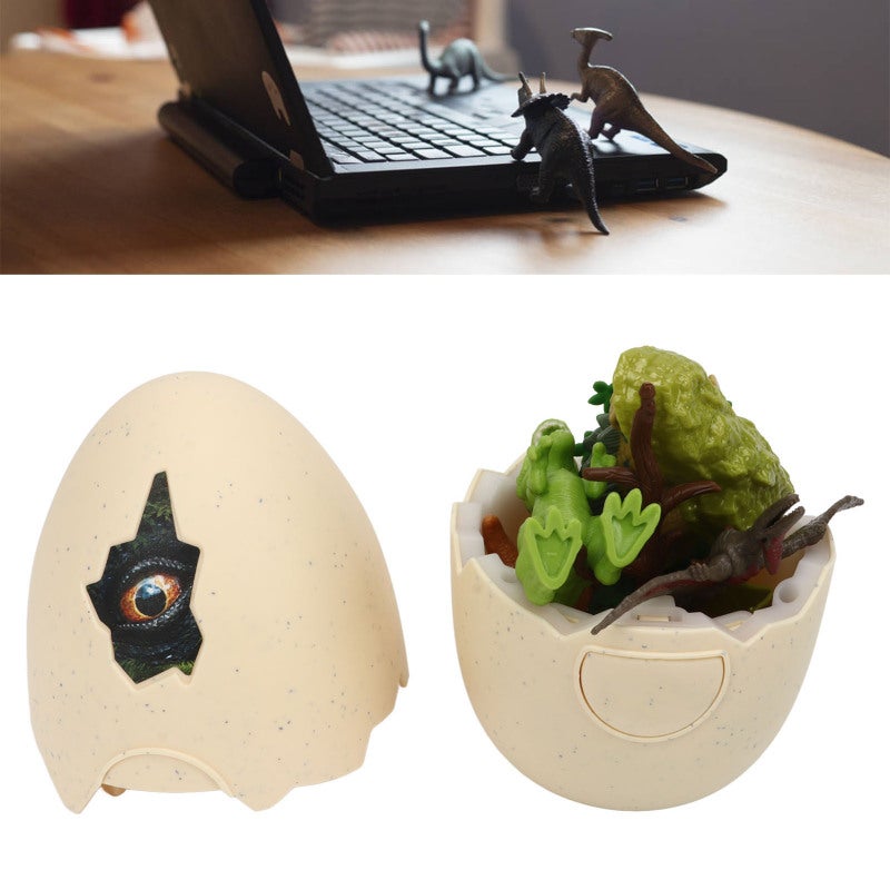 Dinosaur Egg Toy: 3+ Mini Simulation Shape - Premium ABS Safe Material Hatching Digging Toy for Kids Aged 3+, Birthday & Festival Gifts - Image 2