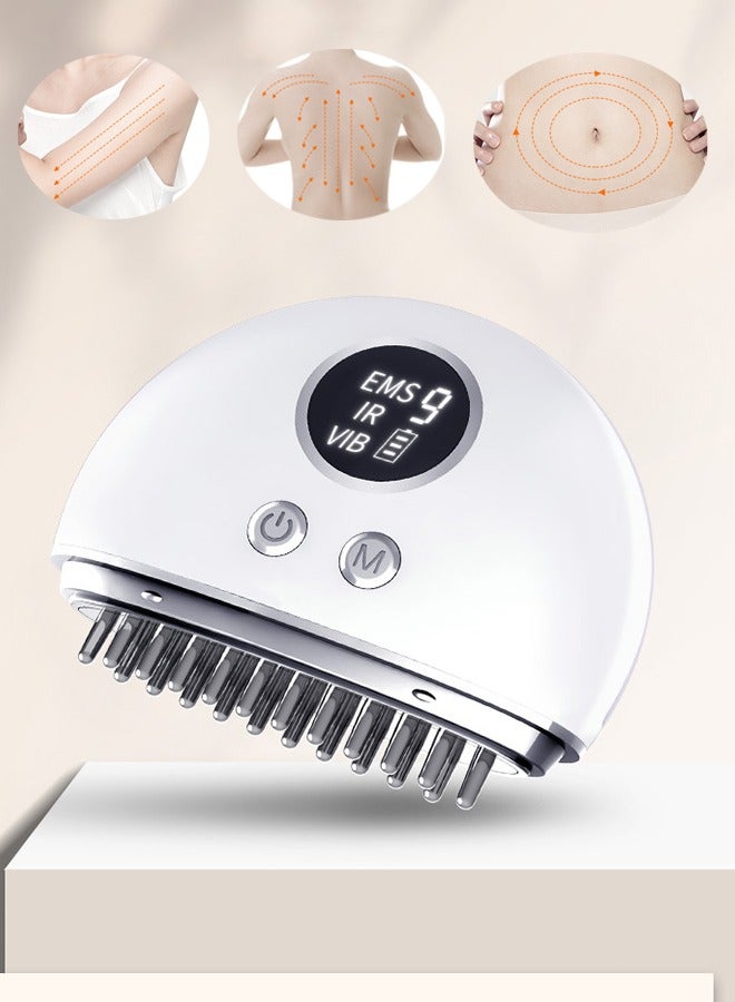 دامين جهاز تدليك فروة الرأس الكهربائي متعدد الوظائف، جهاز شد وإزالة التجاعيد، للاسترخاء وشد خطوط الطول. - Image 2