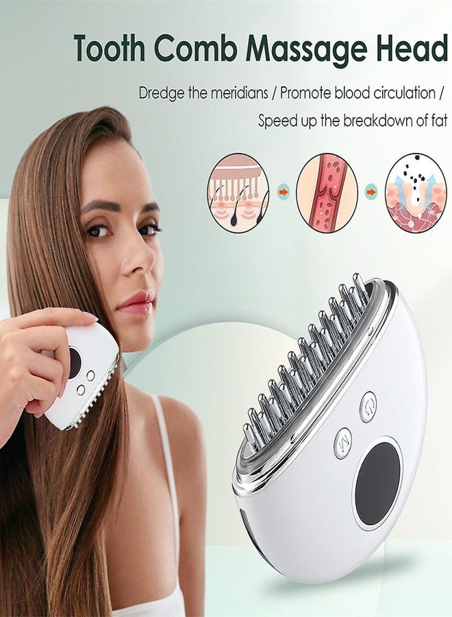 دامين جهاز تدليك فروة الرأس الكهربائي متعدد الوظائف، جهاز شد وإزالة التجاعيد، للاسترخاء وشد خطوط الطول. - Image 3