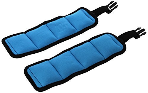Kiefer 811400-2 Ankle/Wrist Weights for Dry Land or Aquatic Exercise (1-Pair), 1 Pound Each, Light Blue - Image 2