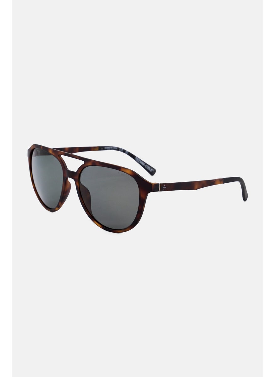 Kenneth Cole - Men KC7261 Rectangular Sunglasses, Dark Havana - Image 1