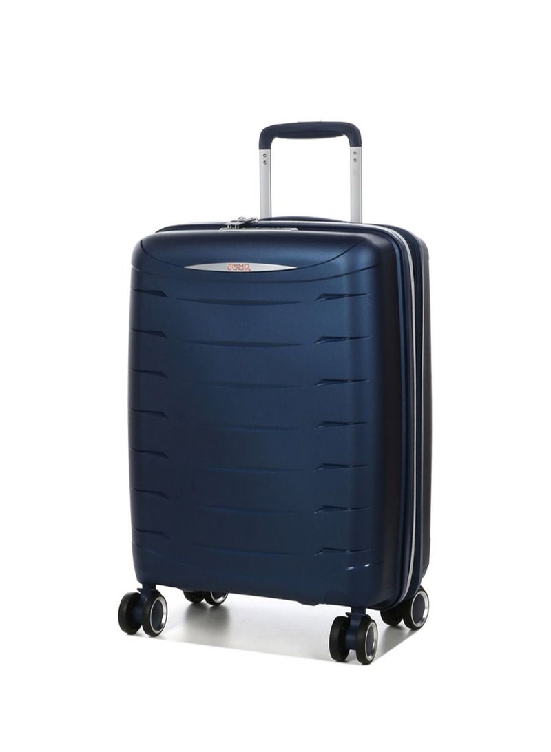 Jump Furano 2 PP Hard Expandable Suitcase Luggage Trolley 55 cm Cabin Navy Blue - Image 1