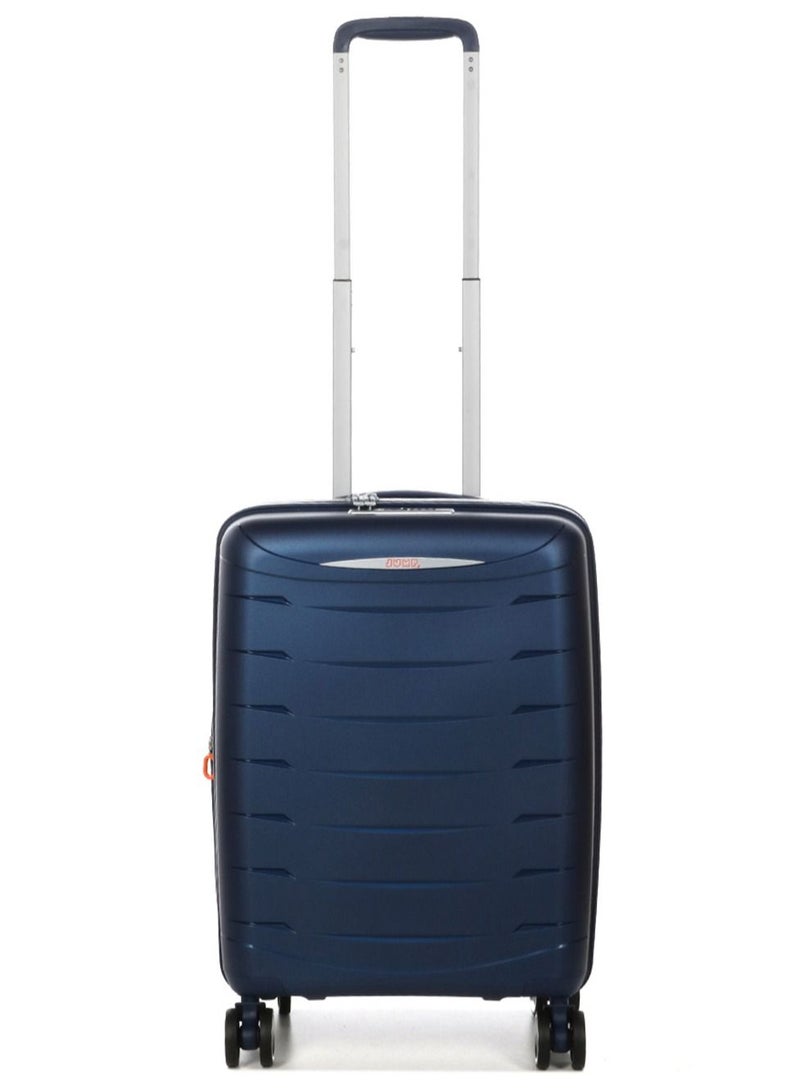 Jump Furano 2 PP Hard Expandable Suitcase Luggage Trolley 55 cm Cabin Navy Blue - Image 2
