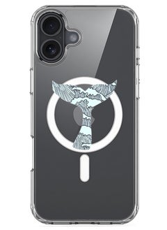 iPhone 16 Magsafe Magnetic Case Compatible with Wireless Charging, Shockproof Phone Bumper Cover - Whale Tail