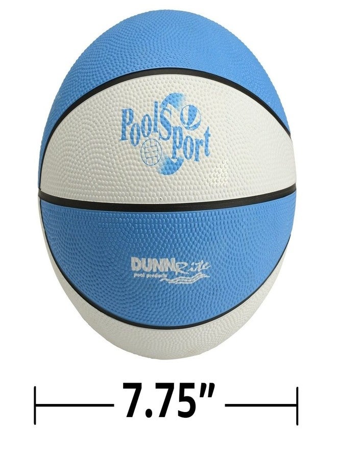 DUNNRITE Products 7.75" Diameter Pool Sport Midsize Blue B150 Pool and Lake Water Basketball, Waterproof - Image 3