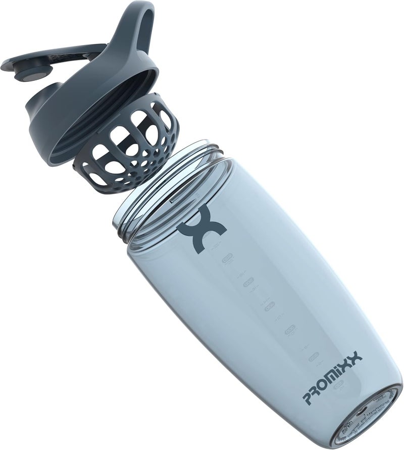 PROMIXX Pursuit Protein Shaker Bottle - Premium Shaker For Protein Shakes - Lifetime Durability, Leakproof, Odourless - 700Ml / 24Oz (Midnight Blue) - Image 5