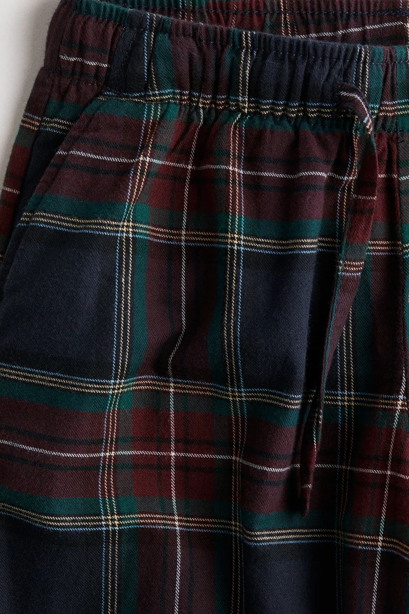 اتش اند ام بنطلون من القطن