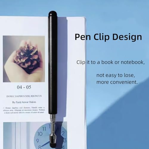 AIKESIWAY Universal Telescopic Stylus Pen for Touch Screens,Retractable Pointer Stick & Stylus with Special Flocking Tip,Extendable High Precision & Soft, Stylus Pen for Touch Screens (Black) - Image 5