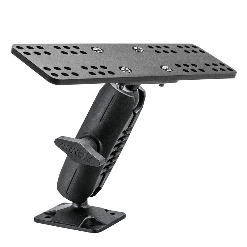ARKON Mounts - Universal Fish Finder Mount , 360-Degree Rotation , Adjustable Positioning , 25mm/1 Inch Ball , Compatible with Garmin, Lowrance and More - Image 2