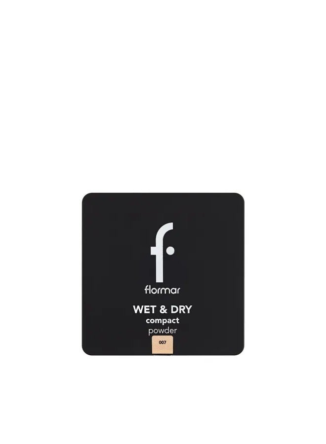 flormar Wet And Dry Compact Powder W07 Caramel Peach - Image 1