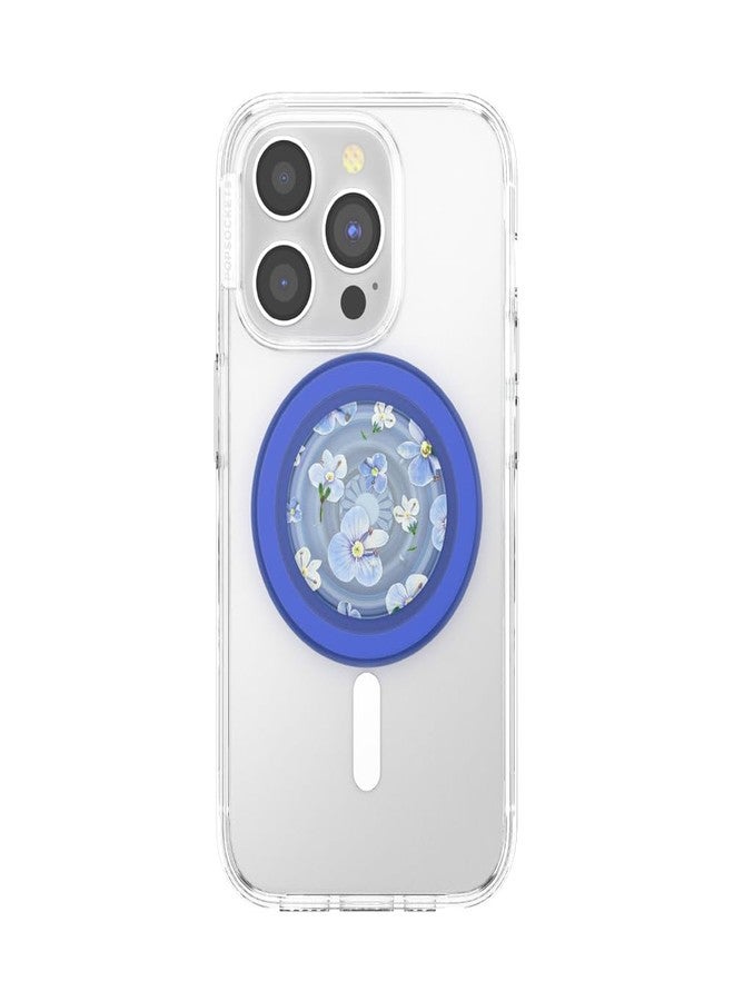 PopSockets Phone Grip with Expanding Kickstand, Adhesive Grip - Magsafe Blue Fields - Image 3